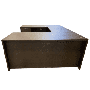 Gallery Espresso U-Shape Desk W/ Box, Box, File & File, File Pedestal LH