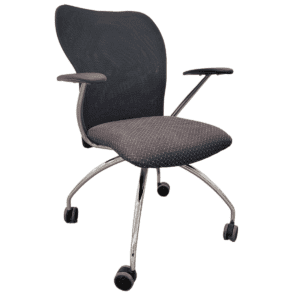 Via Mesh-Back Guest Chair W/ Chrome Frame