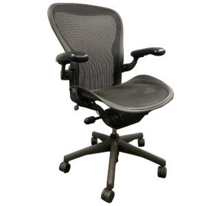 Gallery Herman Miller Aeron B Task Chair In Black -Full Function