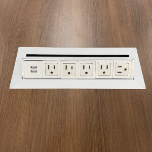 Gallery Used 17.5' W Group LaCasse Knife Edge Rectangular Conference Table - Modern Walnut 