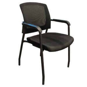 COE Black Mesh-Back Guest Chair W/ Black Frame